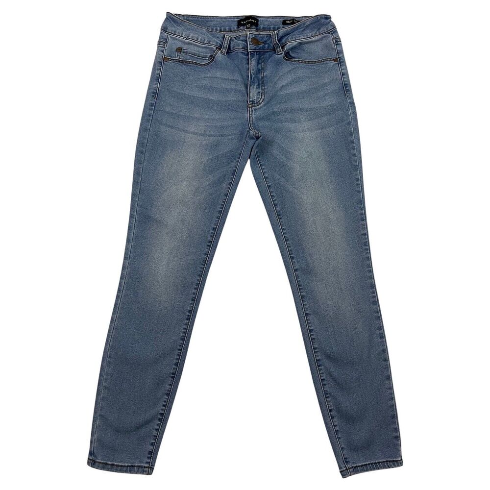 Tahari Kelly Classic Skinny Jeans Womens Size 6 W28 Blue Mid Rise Medium Wash